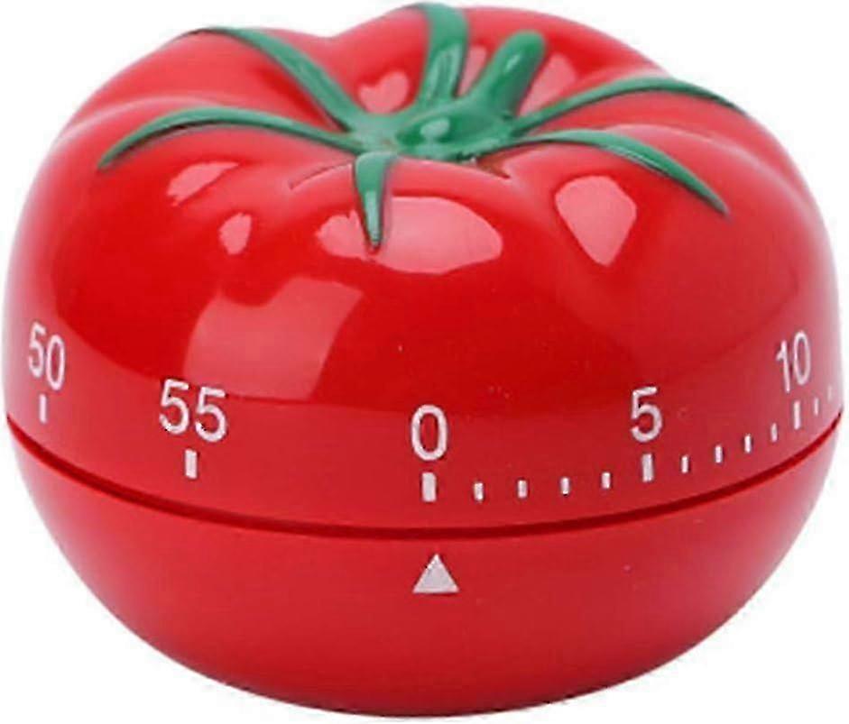 Kitchen Timer Mechanical Timer Cooking Timer Shape 360 Degree Rotation Tomato Shape Timer, Kit