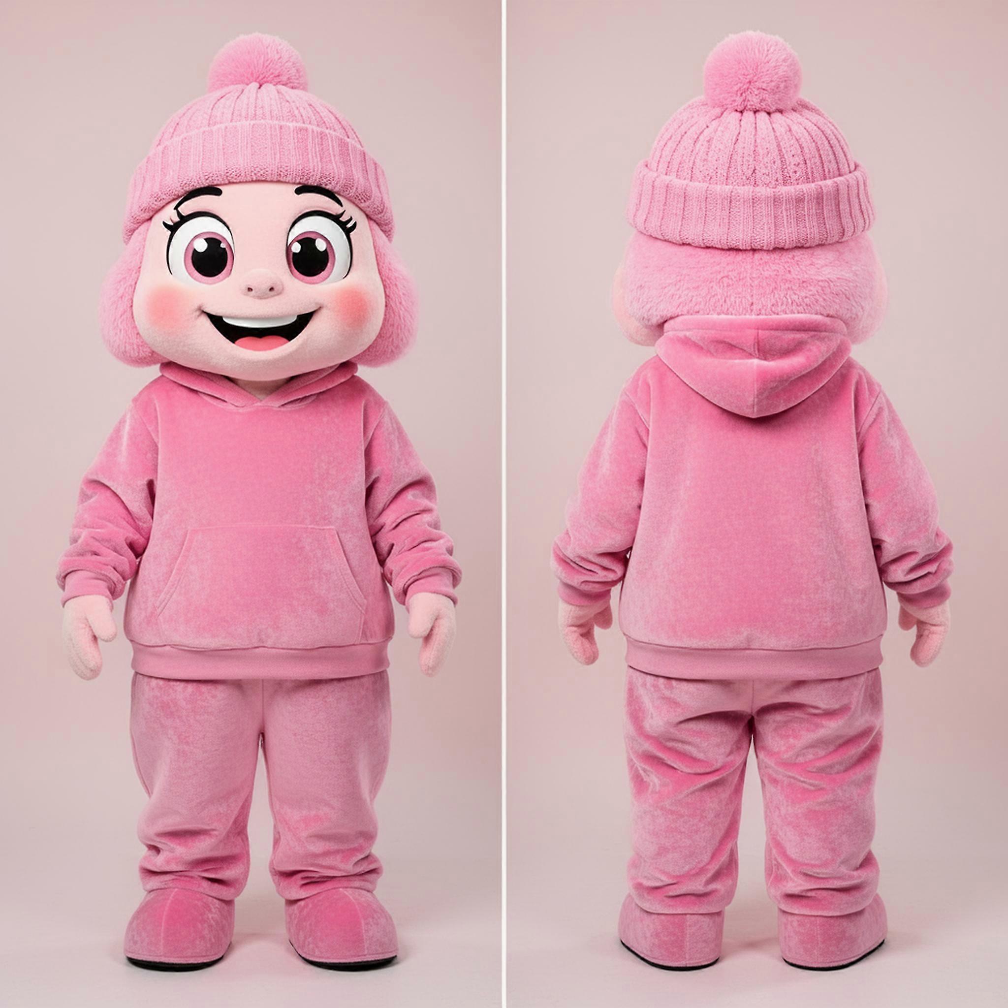 MASTICOT Pink Layered Beanies Hydra Mascot