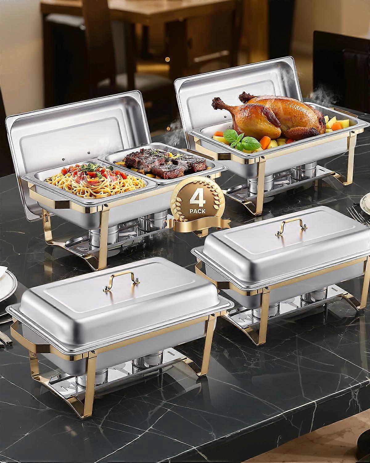 Buffetset - Buffetverwarmer - Chafing Dish - Warmhoudpan - Warmhoudset