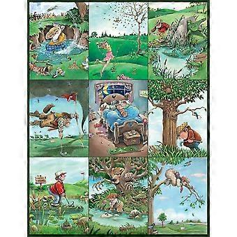 The Real Hazard Jigsaw Puzzle for Adults and Family Funny Golf Puzzle UE2352