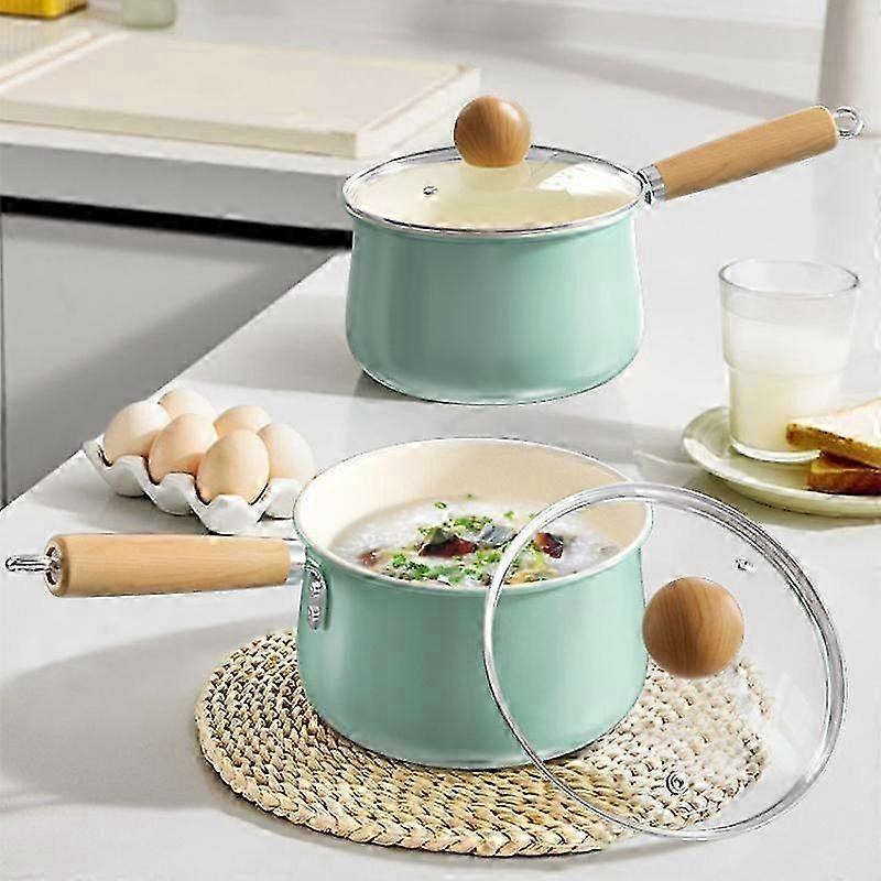 Mint Green Ceramic Baby Cooking Pot
