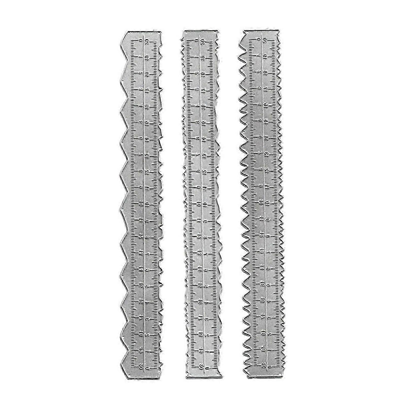 Carbon Steel Irregular Edges Ruler Set