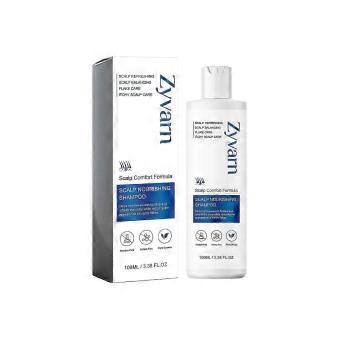 3PCSNatural Botanical Scalp Shampoo Deeply Cleans Clogged Hair Follicles To Absorb Excess Sebum For Fluffy Hair, Used In Home Bathroom For Daily Oily 