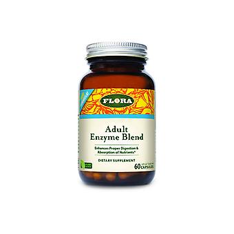 Flora Enzyme Blend, 60 Caps (Pack of 1)