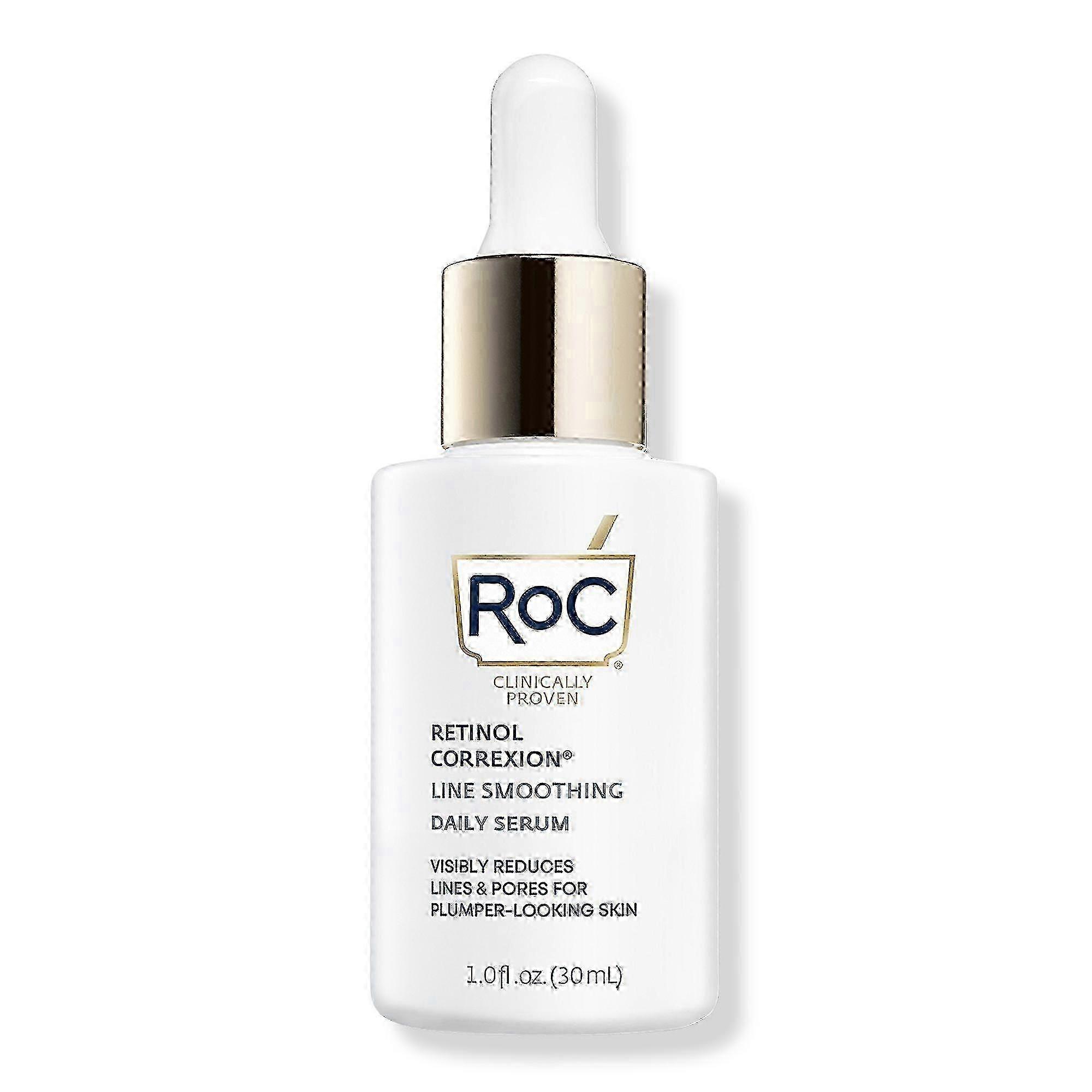 Roc Retinol Correxion Retinol Face Serum, Gentle Anti-wrinkle + Firming Treatment, 1 Oz