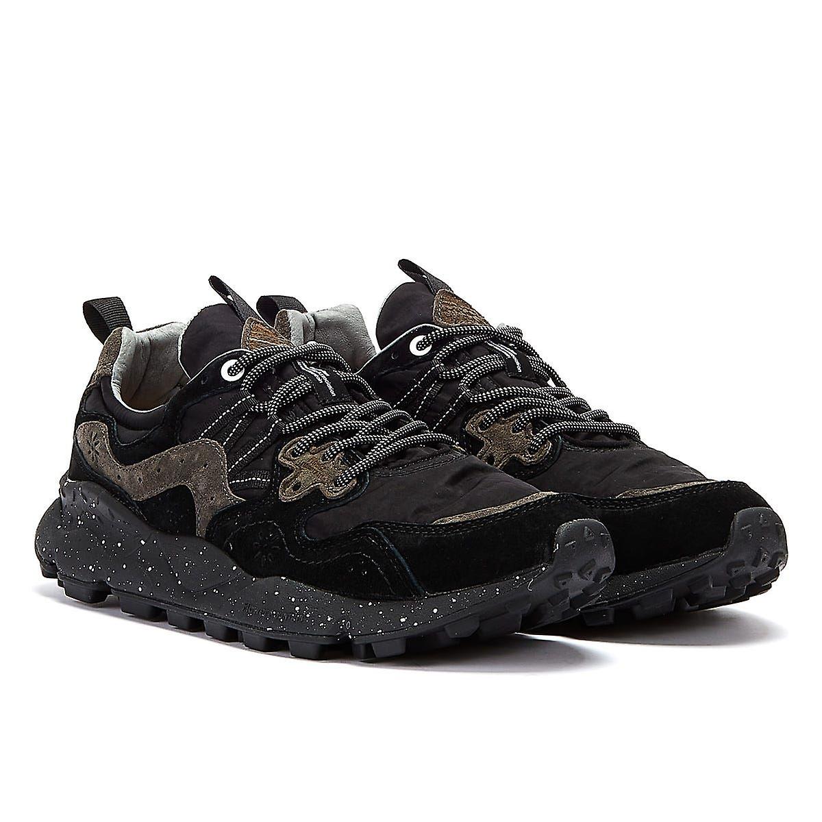 Flower Mountain Yamano 3 Mens Black Trainers