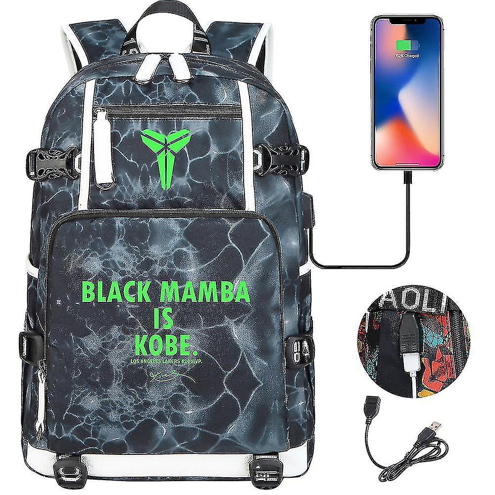 Ko Be Bryant Mamba Backpack Luminous Teen Boys Junior High