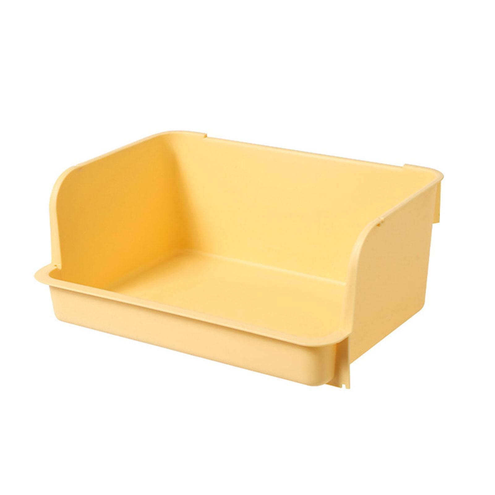 Plastic Cosmetic Storage Boxes Stable Non-slip Organizer Box For Kitchen Bathroom Study Dorms