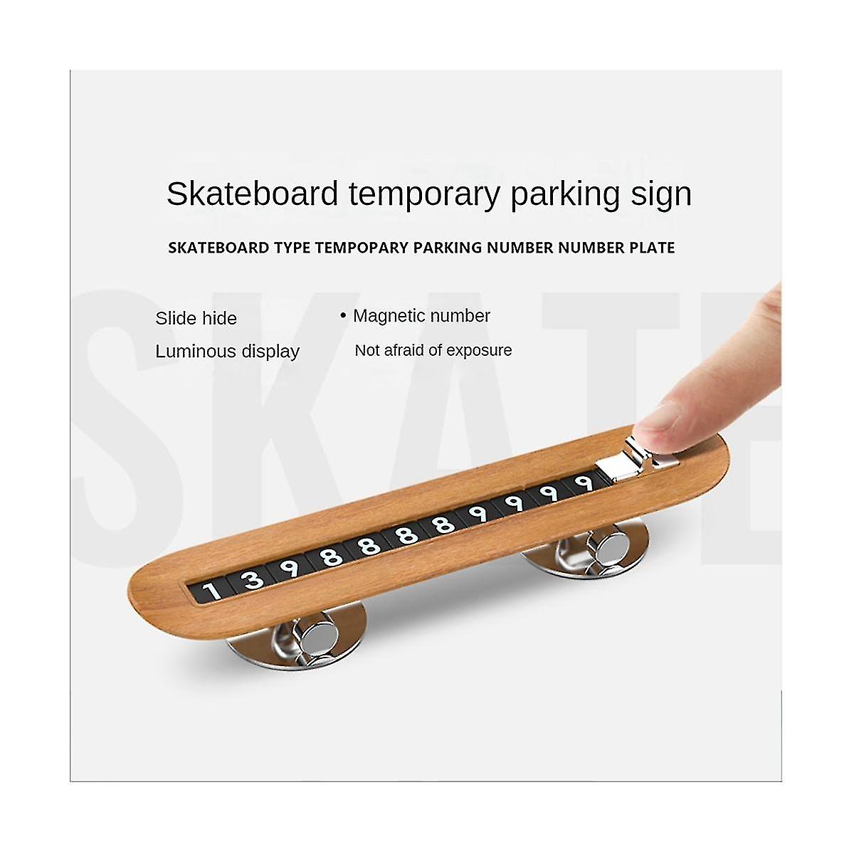 Temporary Par Number Plate Sboard N Mobile Ph Number Plate