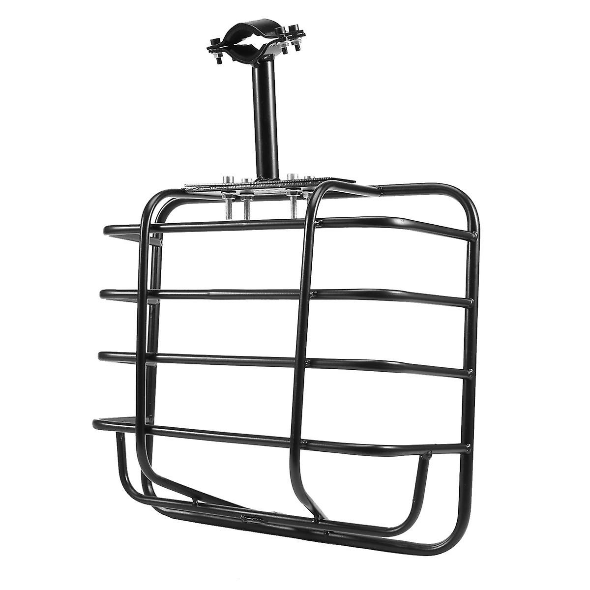 Wire Lift-Off Rear Basket Bicycle Rear Basket Iron Hanging Basket Thickened and Widened Bicycle Bas