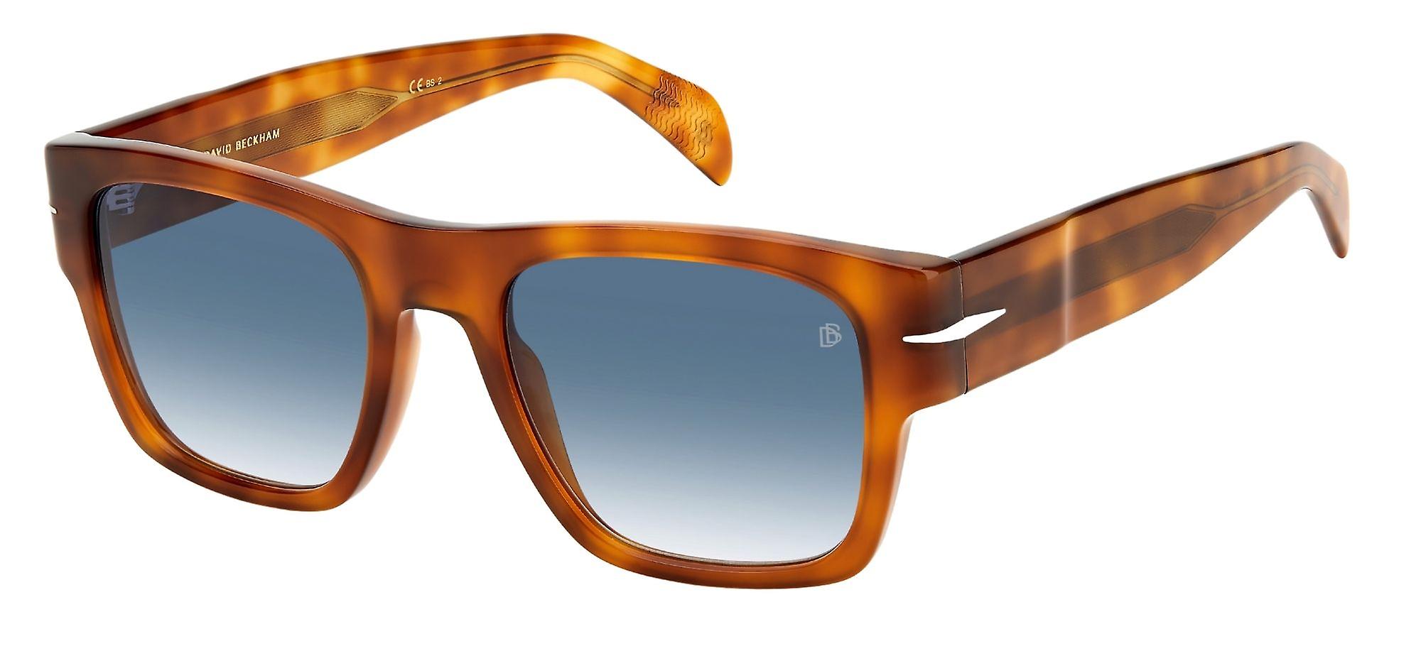 Sunglasses David Beckham DB 7000/S BOLD HAVANA HONEY/LIGHT BLUE SHADED 52/20/145 Man