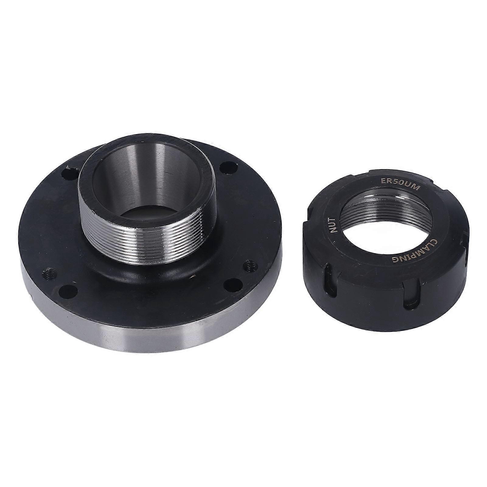ER50 Collet Chuck, Diameter 125mm, 7 Holes, 0.005, High Precision, for CNC Milling Machine