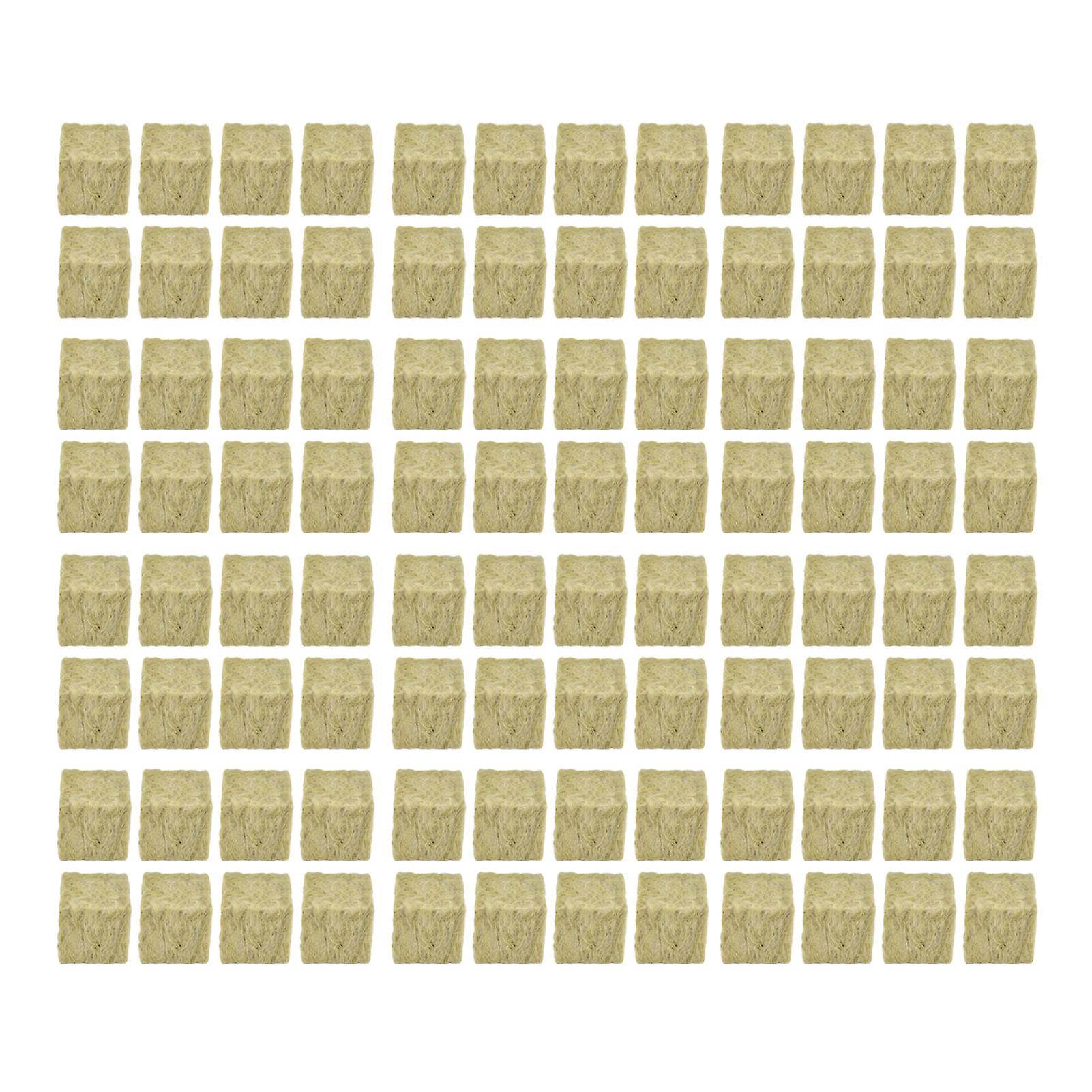 96-Pack Stonewool Starter Plugs for Seedlings and Farming