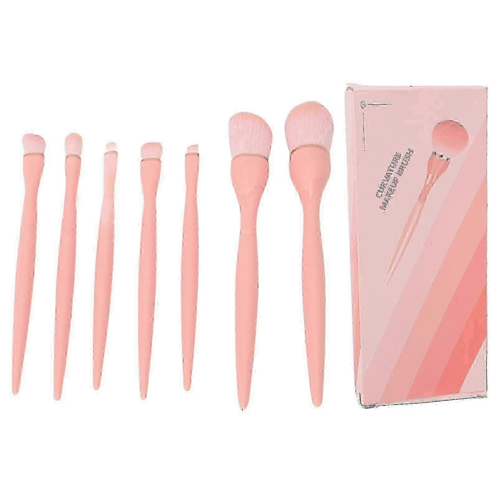 Makeup Brushes Set, Soft and comfortable bristles, Advanced Hair Shaped Handcraft, Non-Slip Handle, for Travel, Home, Professional Use, 7PCS (Soft
