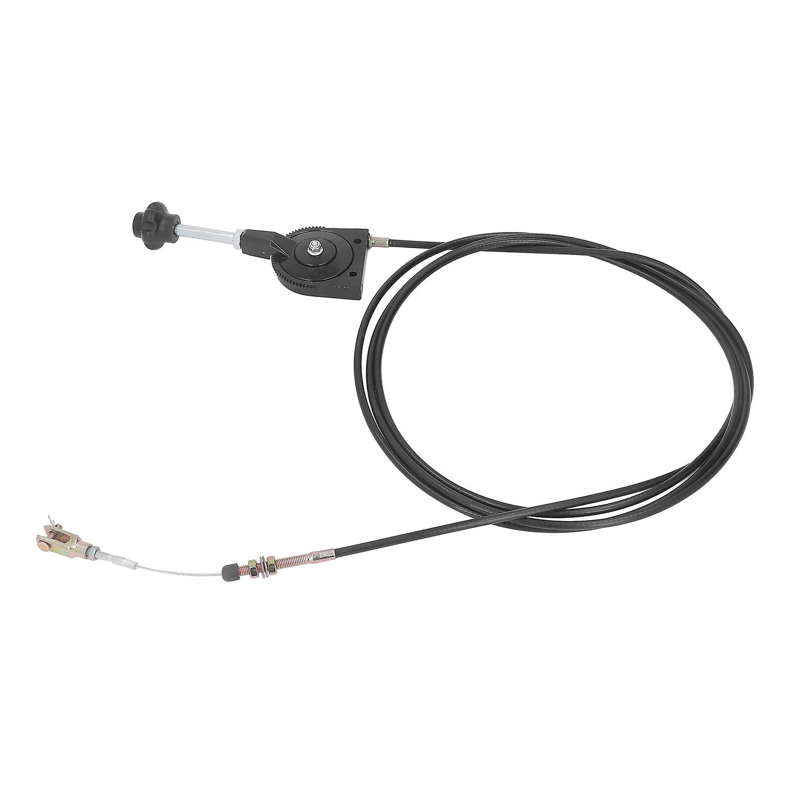 Oubit Excavator Manual Throttle Cable Controller 4m Stainless Steel Throttle Motor Control Cable for Agitating Lorry Universal Throttle Control V9VBO
