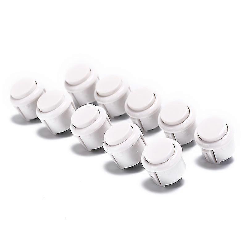 10pcs 24mm Push Buttons Replace For Arcade Button Games Parts Of 7 Colors