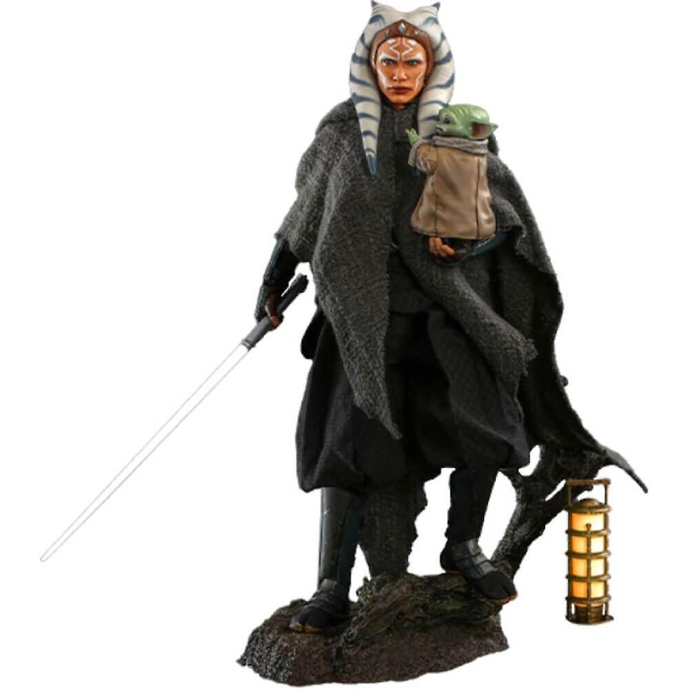 Highly Collectible The Mandalorian Ahsoka Tano and Grogu 1:6 12" Figure Set