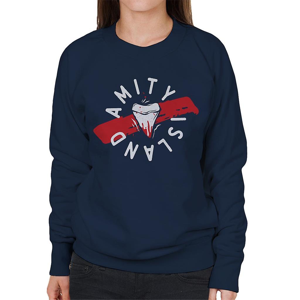 Jaws Tooth Amity Island Women's Sweatshirt