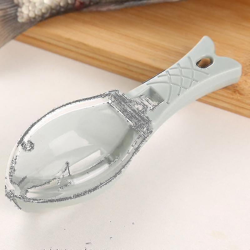Kitchen Accessories Practical Fish Scale Remover Scraper Cleaner Kitchen Tools Peeler Scraping Fish Cleaning Tool Lid 1pcs