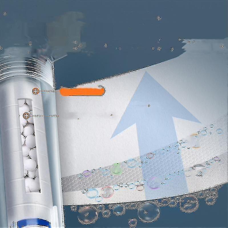 One-button Stop Double-sided Shower Head Water Saving Hand Held