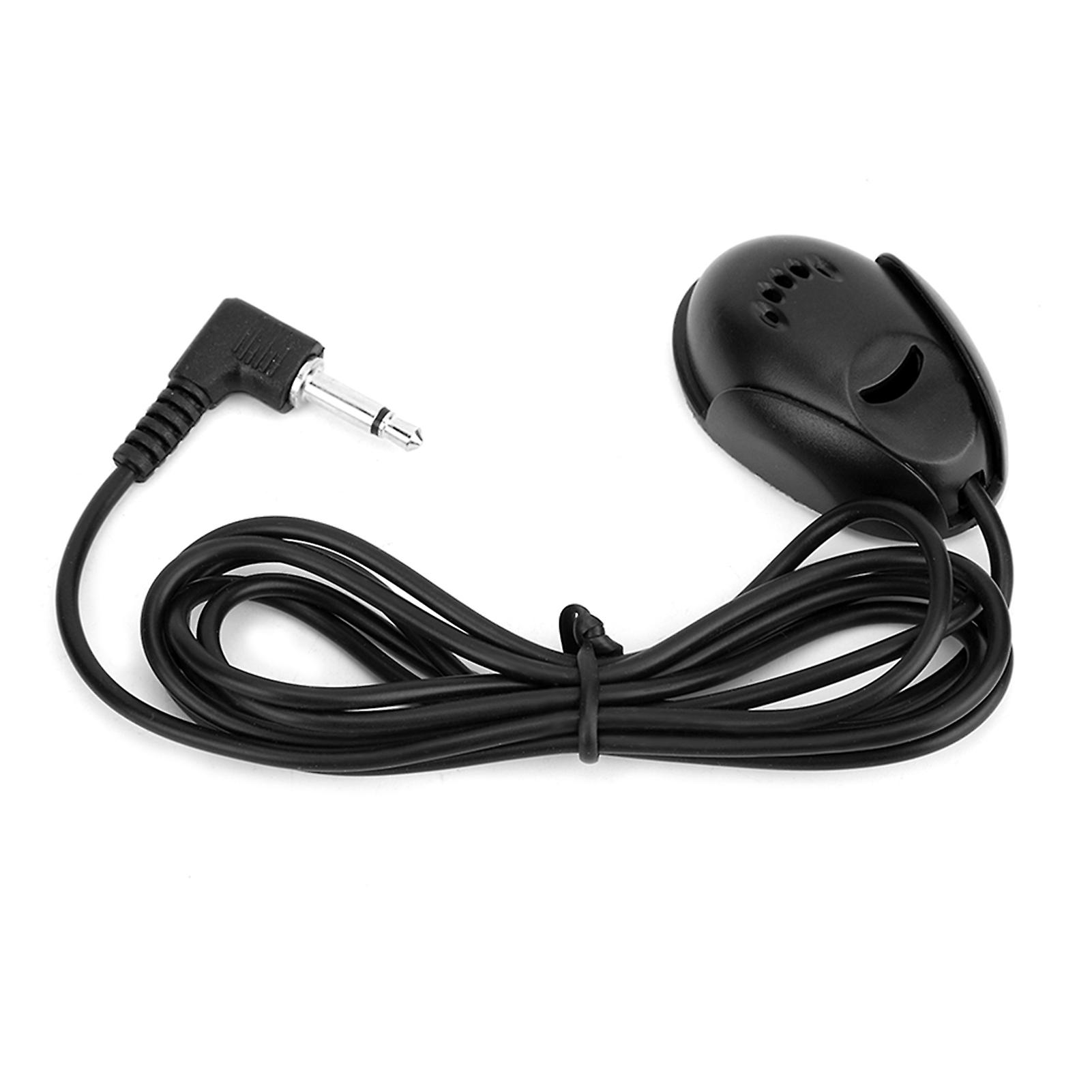 Mini 3.5mm External Microphone for Car Audio Bluetooth Stereo GPS Radio DVD, Noise-Reducing Hands-Free Mic Compatible with Vehicle Systems