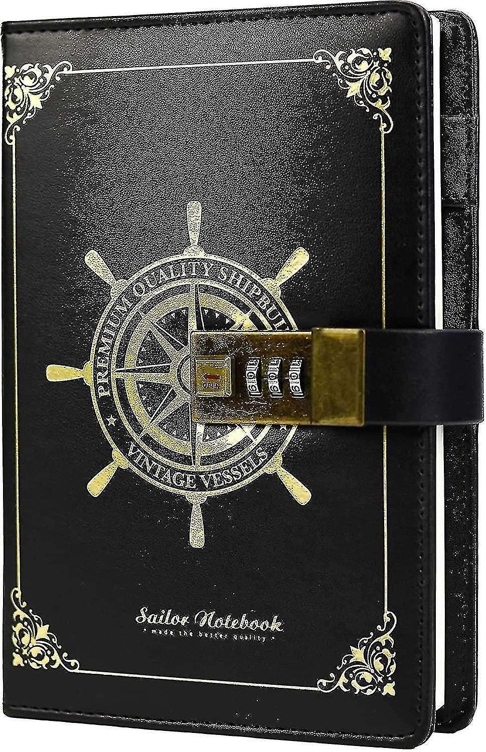 B6 diary vintage brown helm leather diary diary notebook