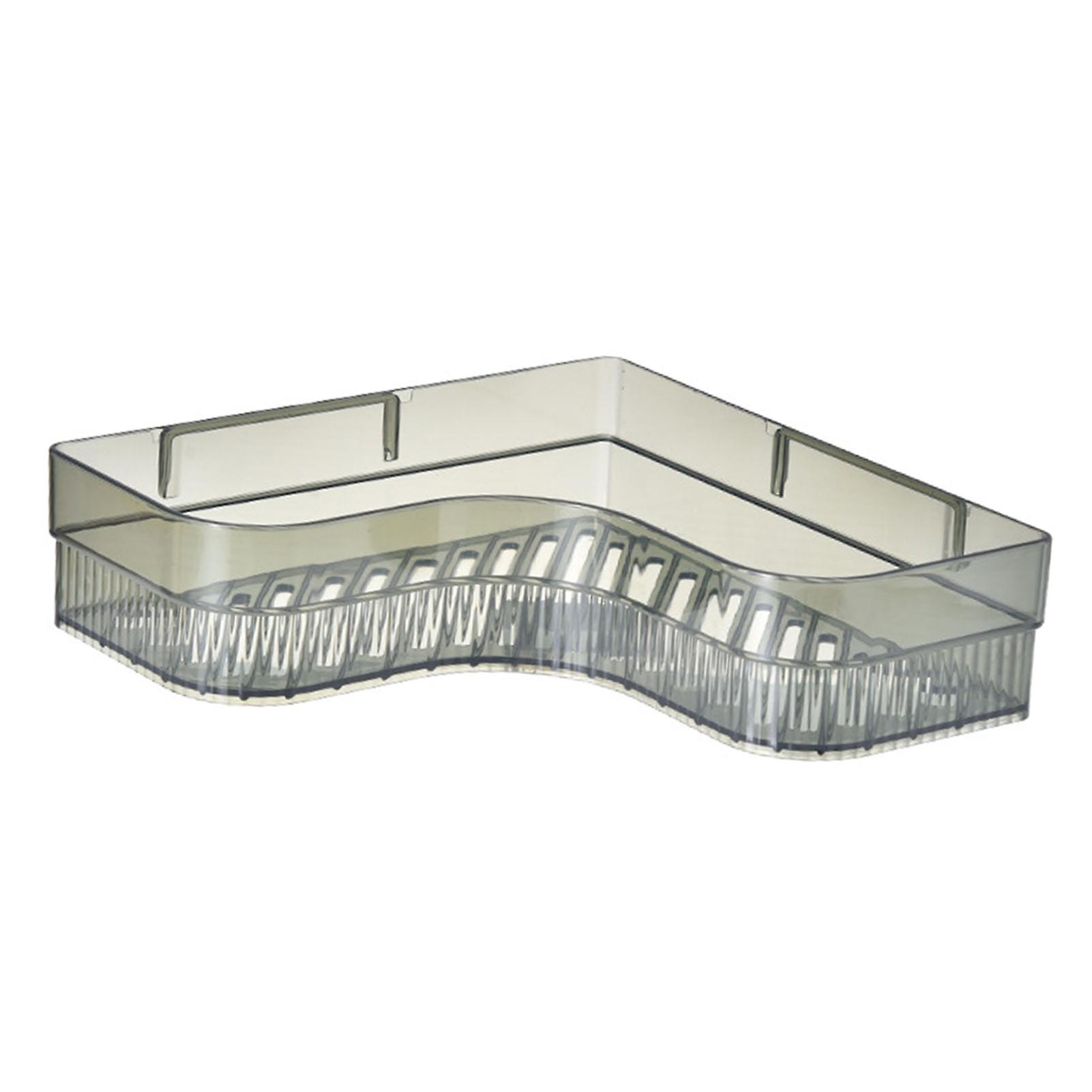 Organisateur d’étagère d’angle de douche mural en plastique vert foncé