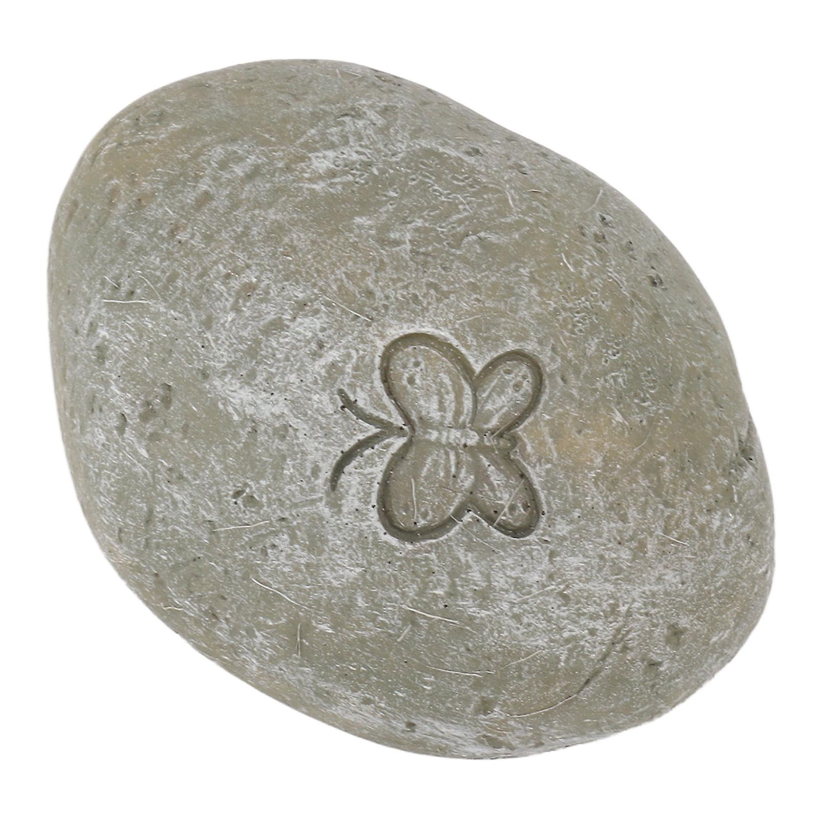 Pet Memorial Garden Stone DIY Butterfly Print Pet Cat Dog Grave Marker Resin Pet Memorial Gift Stone Lichen