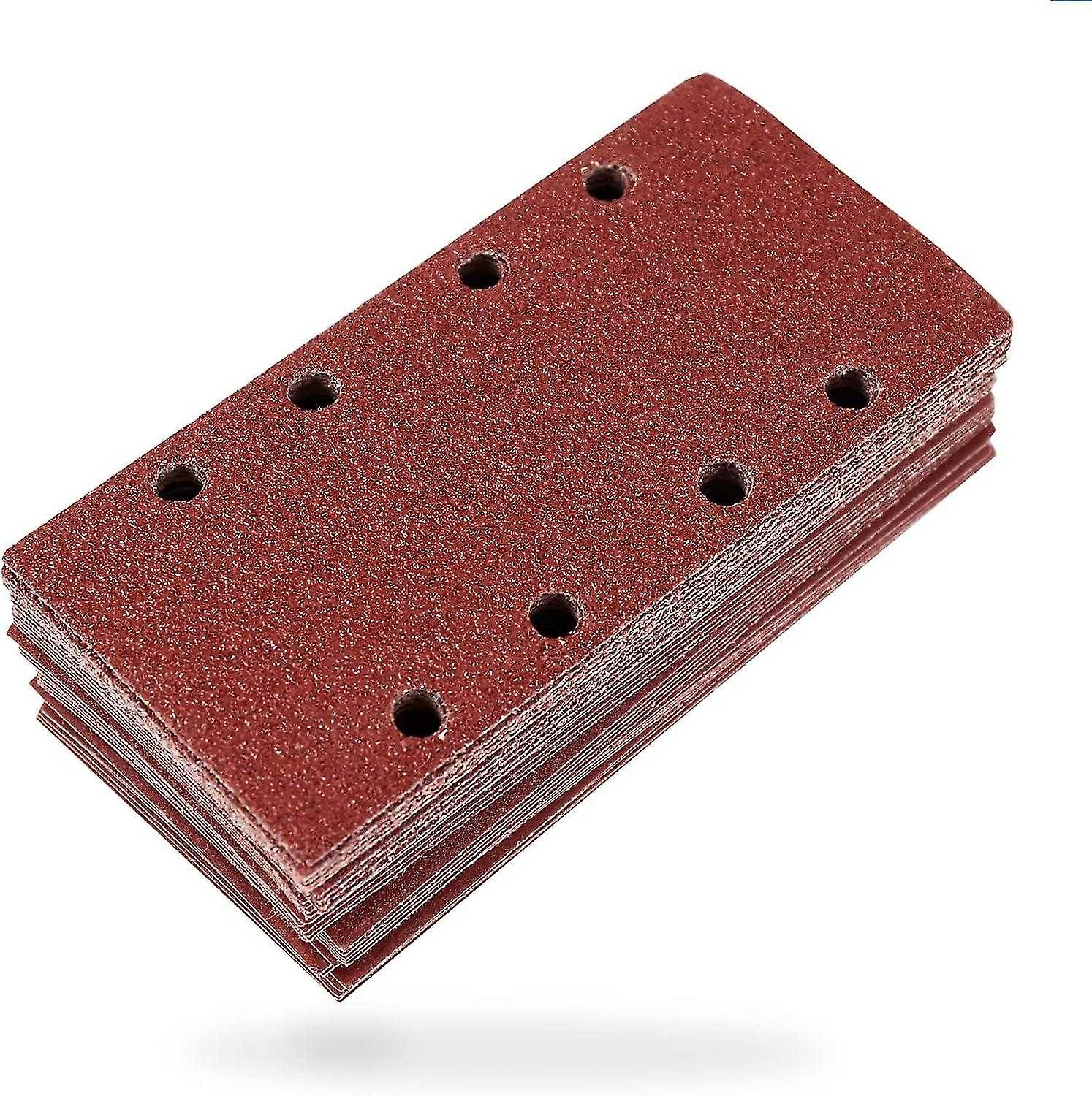 Set of 80 sanding papers, 93 x 185 mm