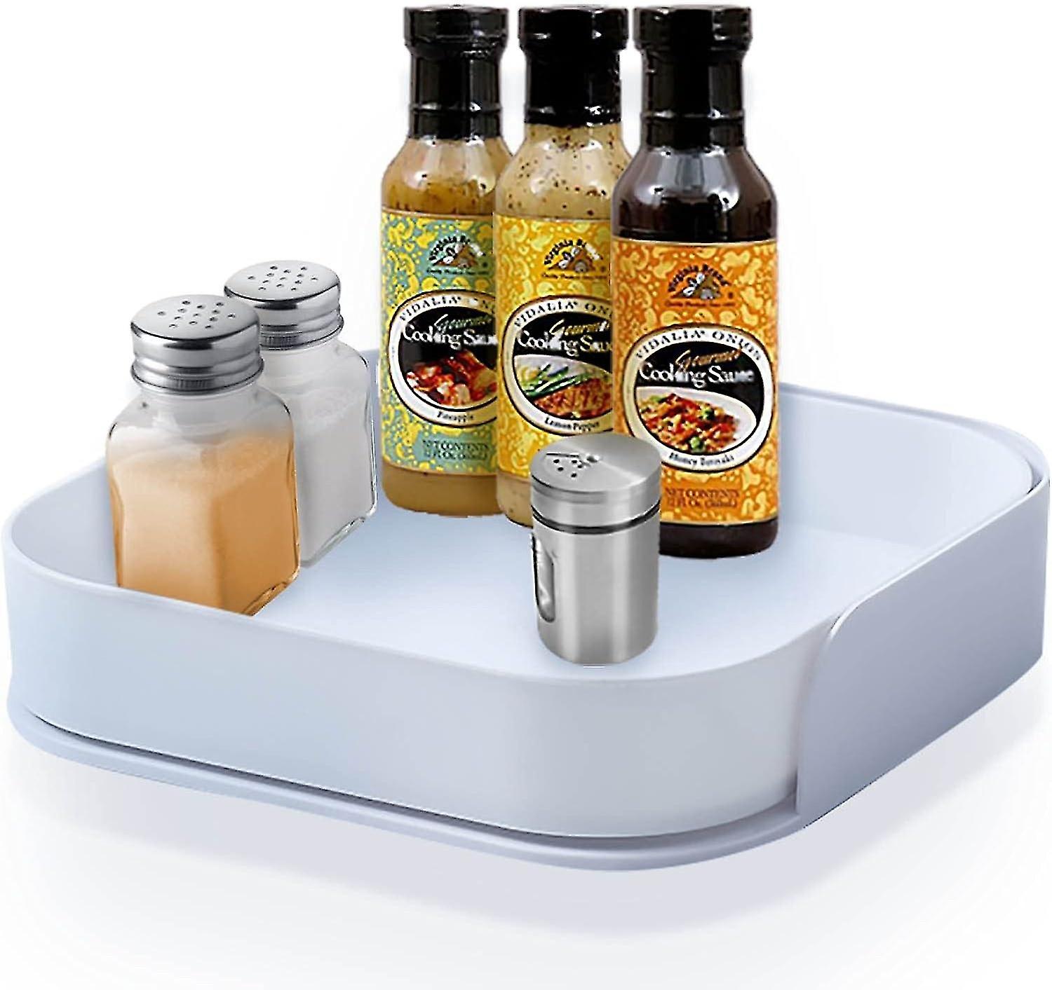 Rotating Spice Rack, Rotating Spice Rack Lazy Susan Turntable Turntable Spice Rotating Storage for C