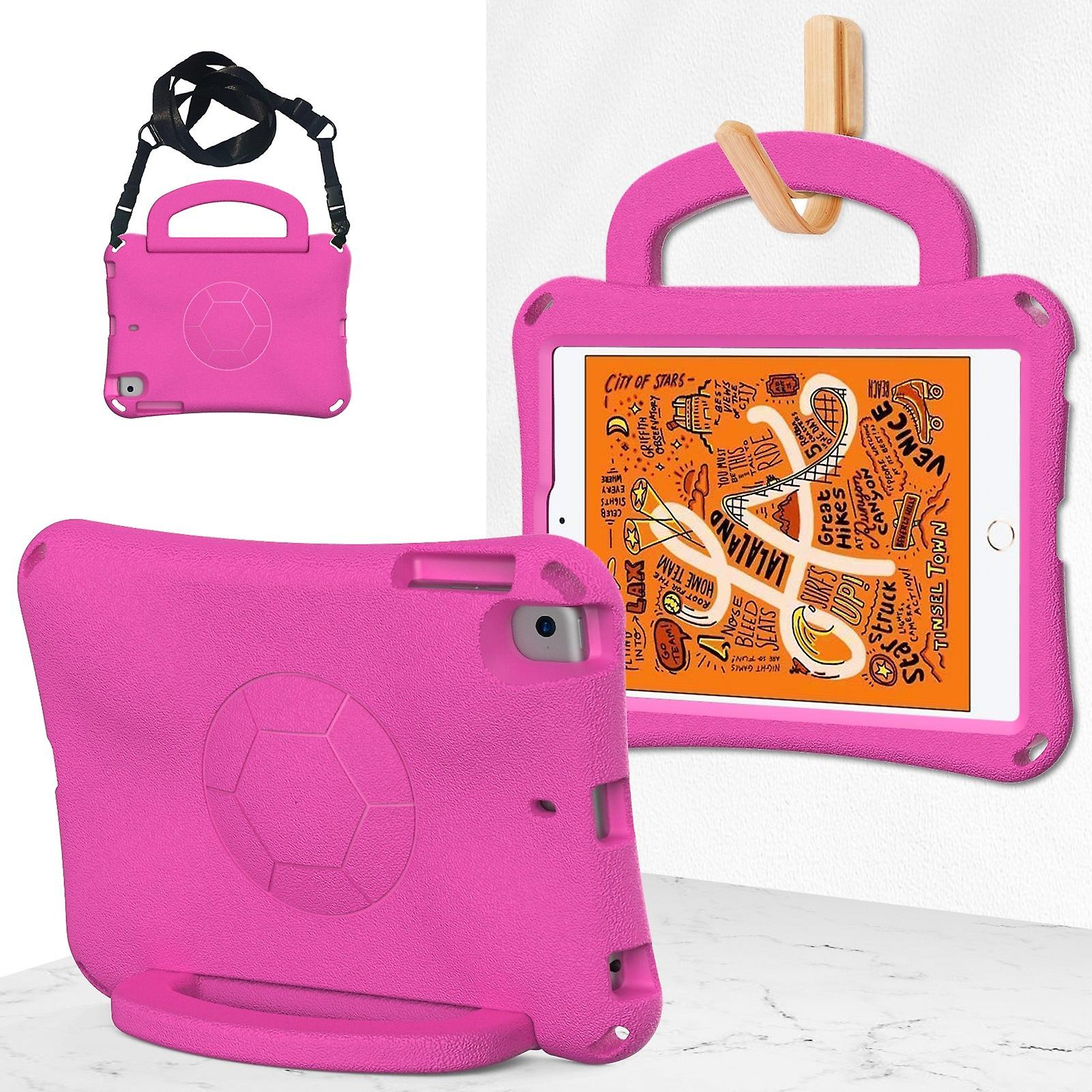 For iPad mini 5 / 4 / 3 /2 / 1 Handle Football Shaped EVA Shockproof Tablet Case