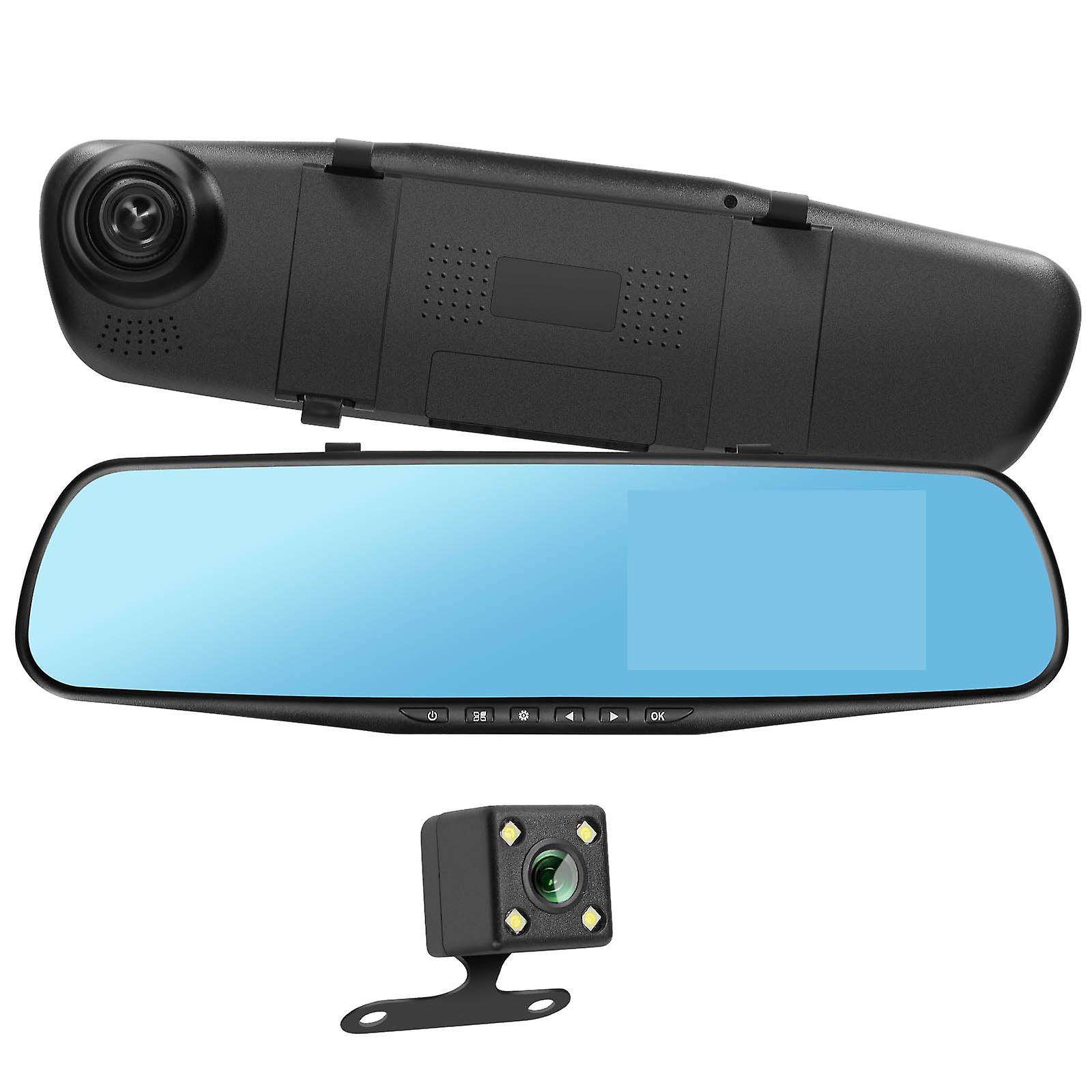 Dashcam Full HD Micro front and rear capture, Black