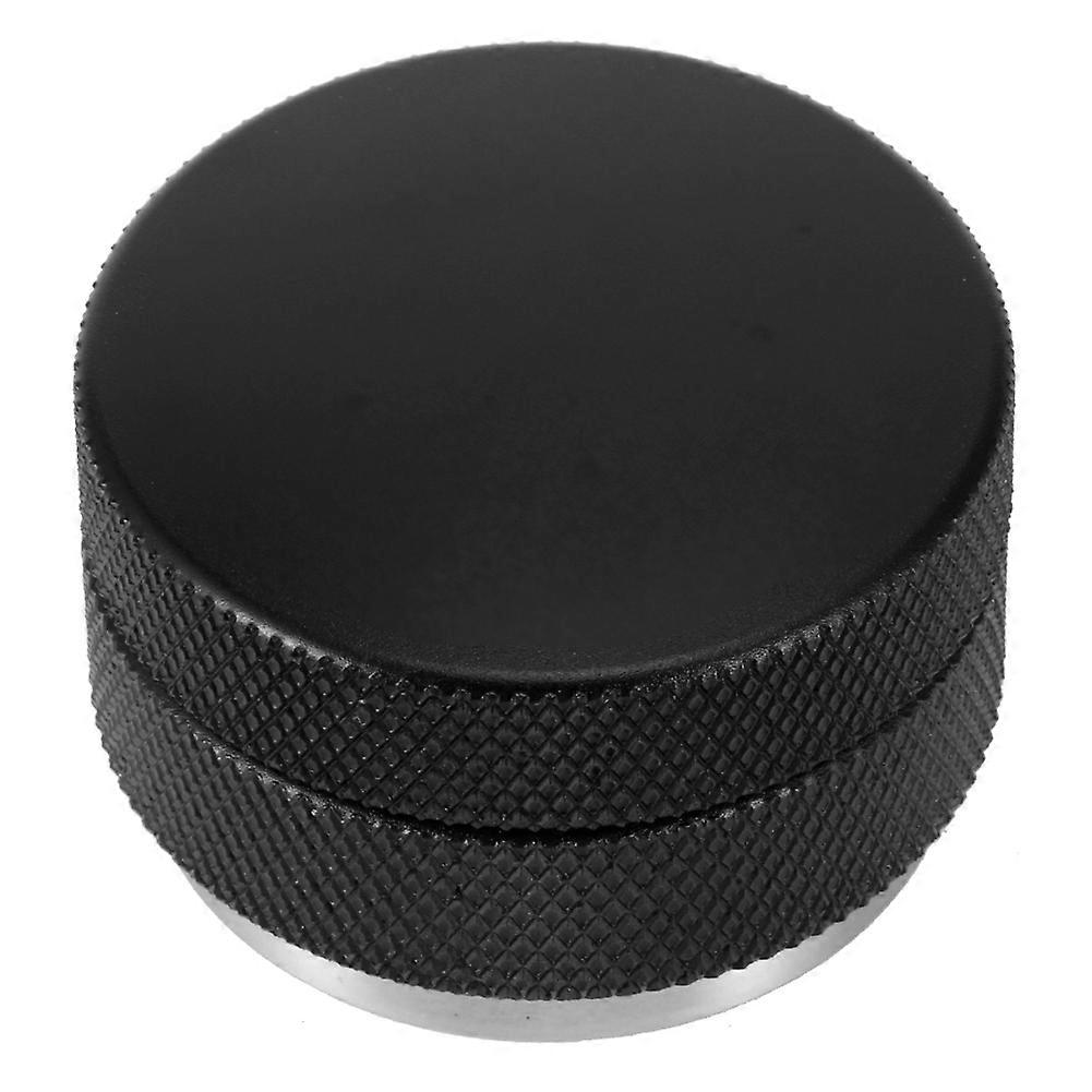Stainless Steel Height Adjustable Coffee Tamper Distributor Leveler Tools with NonSlip Thread51mm Thread Bottom Black