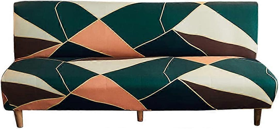 Sofa cover without armrests stretch 2 seater sofa cover foldable