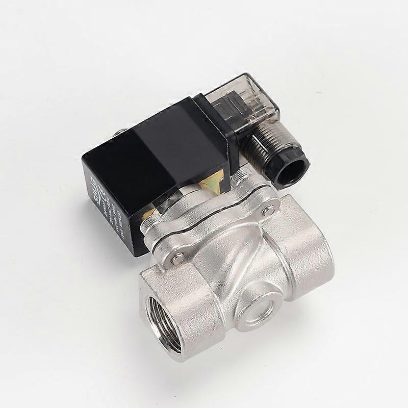 3/4" 12v Water Solenoid Valve Normally Closed Brass Dn20 220v 24v 110v Solenoid Valve3/4"