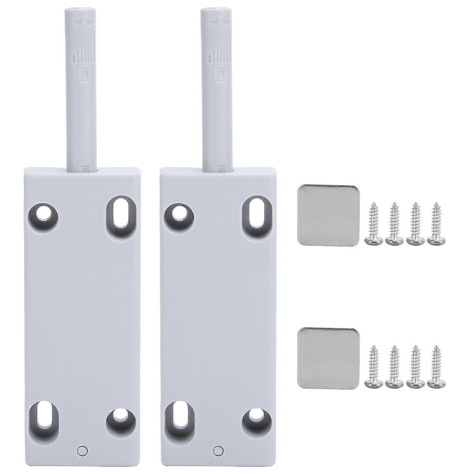 2 Set Door Damper Buffer Magnetic Push Latches Open Close Release For Cabinets Drawer Cupboard