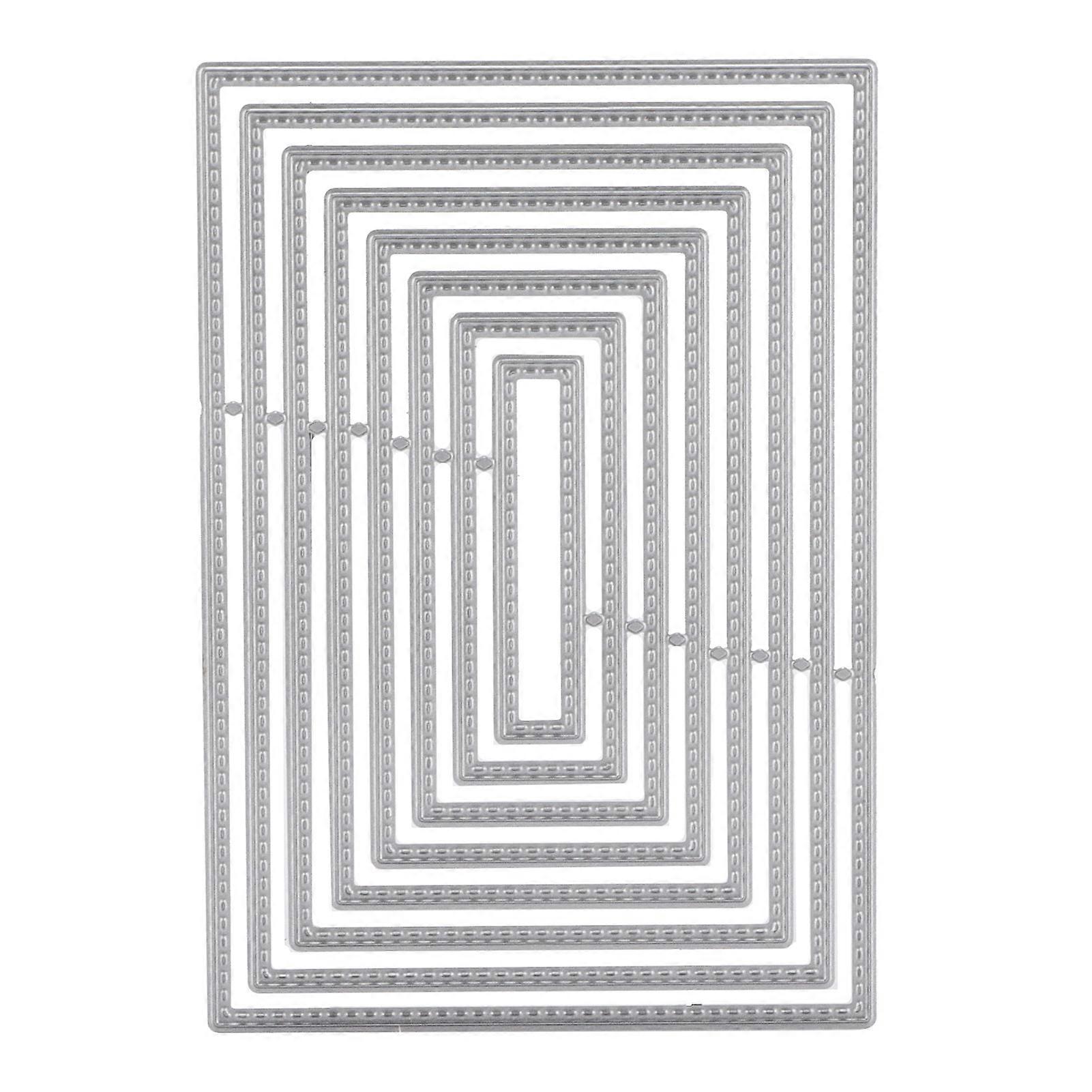 Diecut Carbon Steel Embossing Cutting Die Template Rectangular Sewing Thread Carving Mould