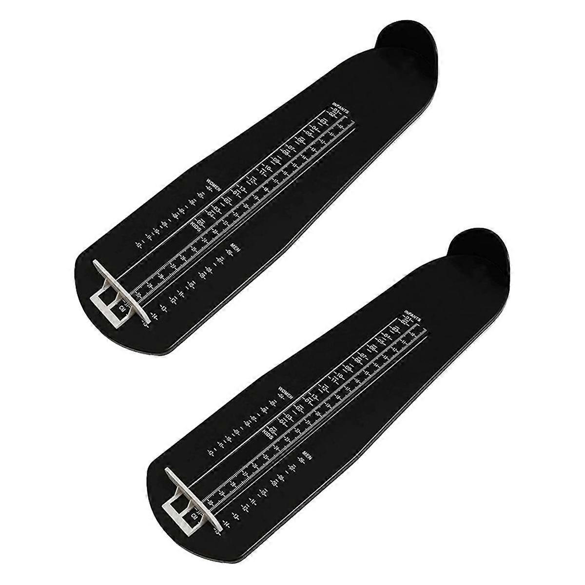 Shoe Measurement Foot Size Measuring Device Plastic Shoe Foot Measuring Device Adult Men's and Women's Size, 2PCS
