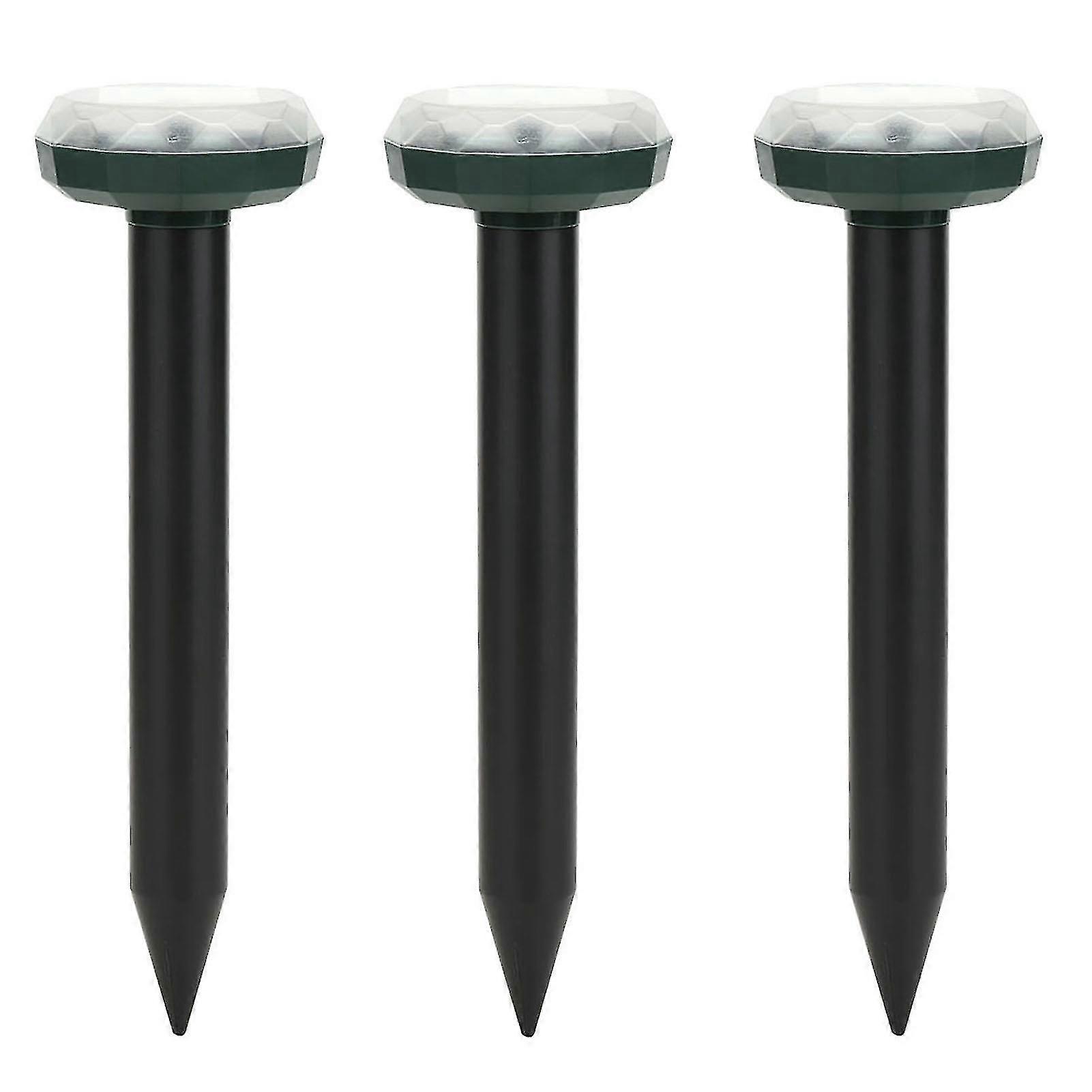 Ground Spike Solar ultraäänihiiri ja käärme Repeller ulkopihalle ja puutarhaan