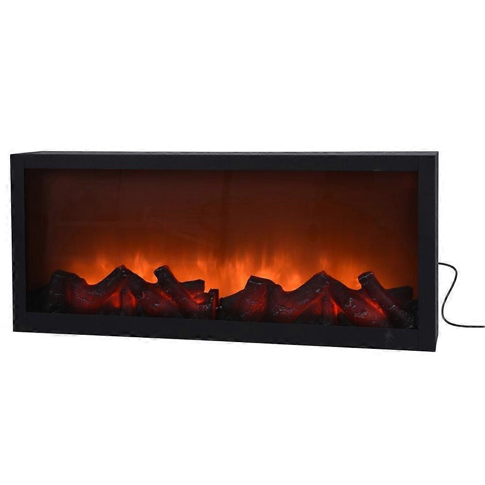 Elektroherd mit LED-Licht, das brennendes Holz imitiert
