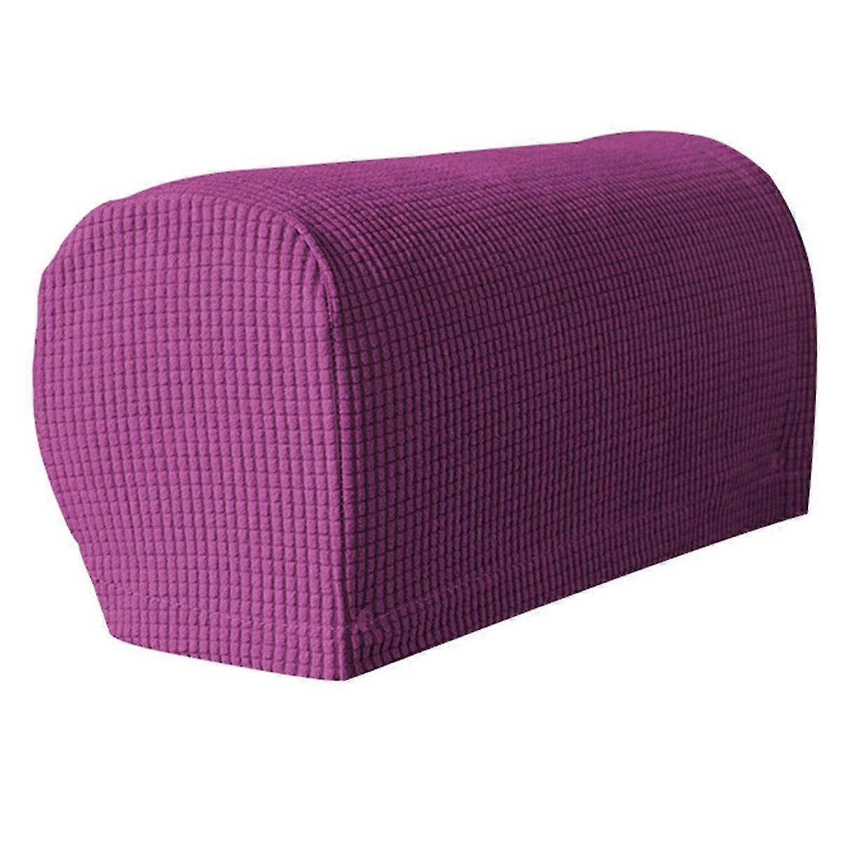 2PCS Soft Stretch Plush Armrest Covers, Stretch Armrest Covers for Chairs/Sofas, Couch Arm Covers,P