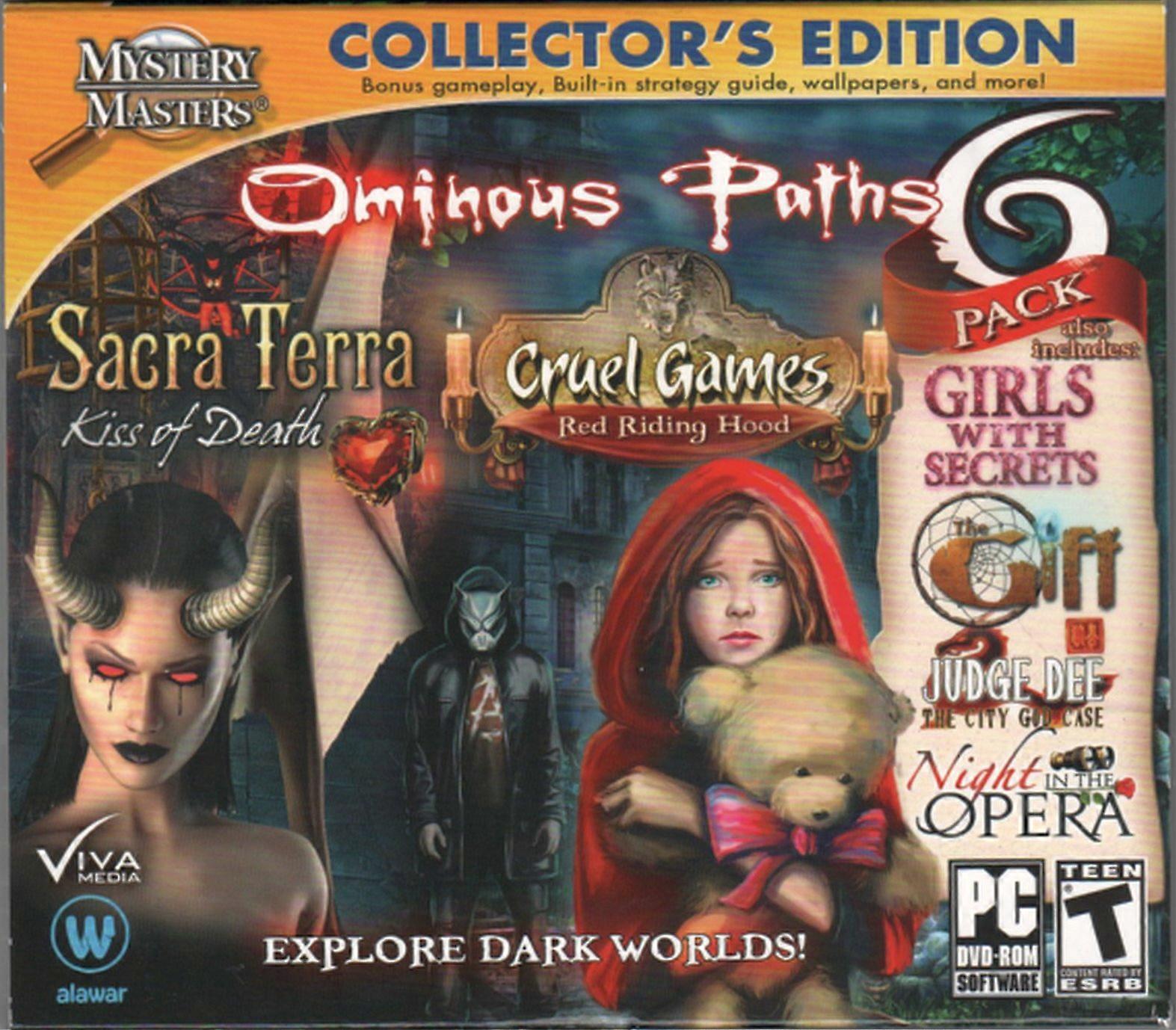 Ominous Paths 6 Game Pack PC Hidden Object - New & Sealed