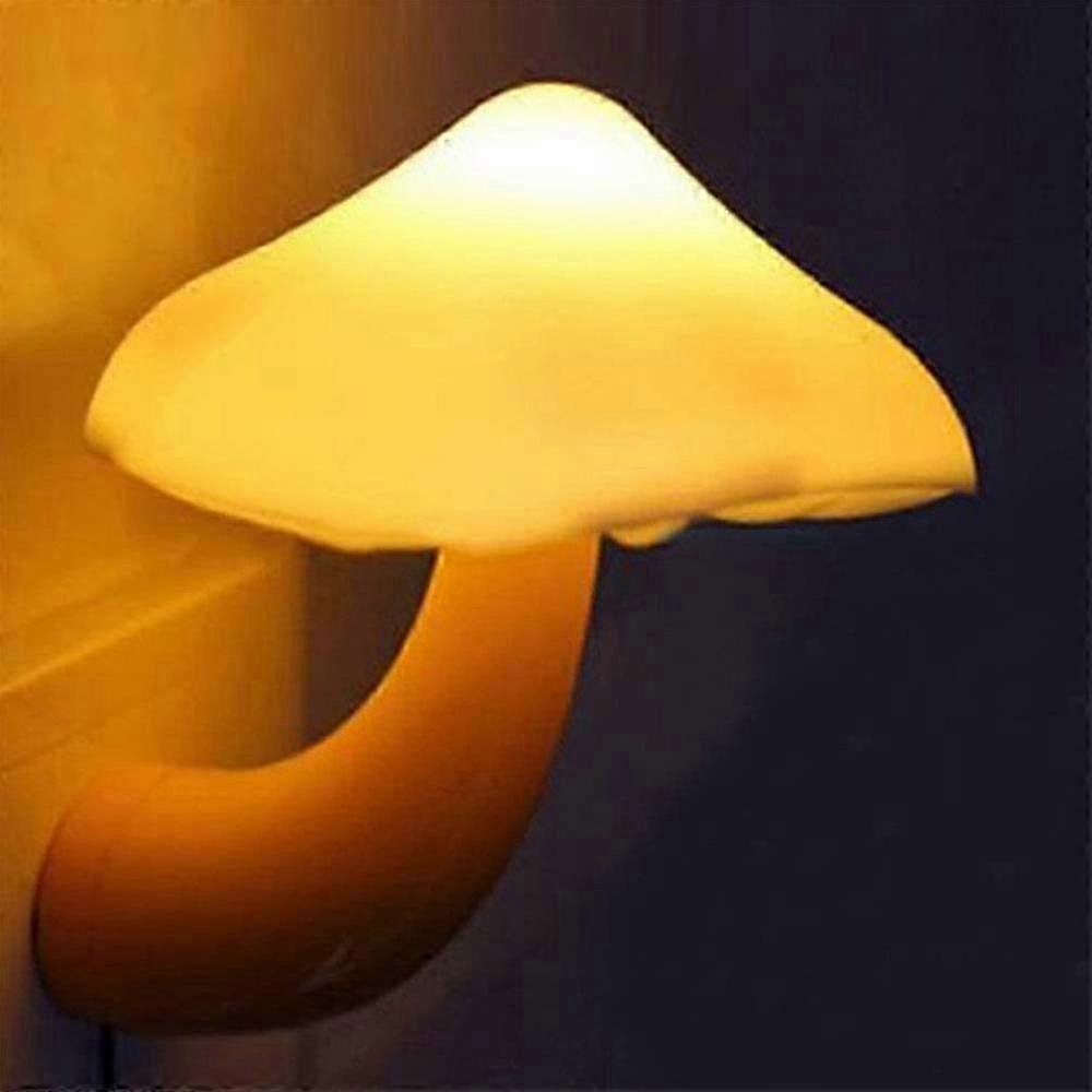 Mushroom Night Light Energy Saving Sensor Led Night Light With Plug