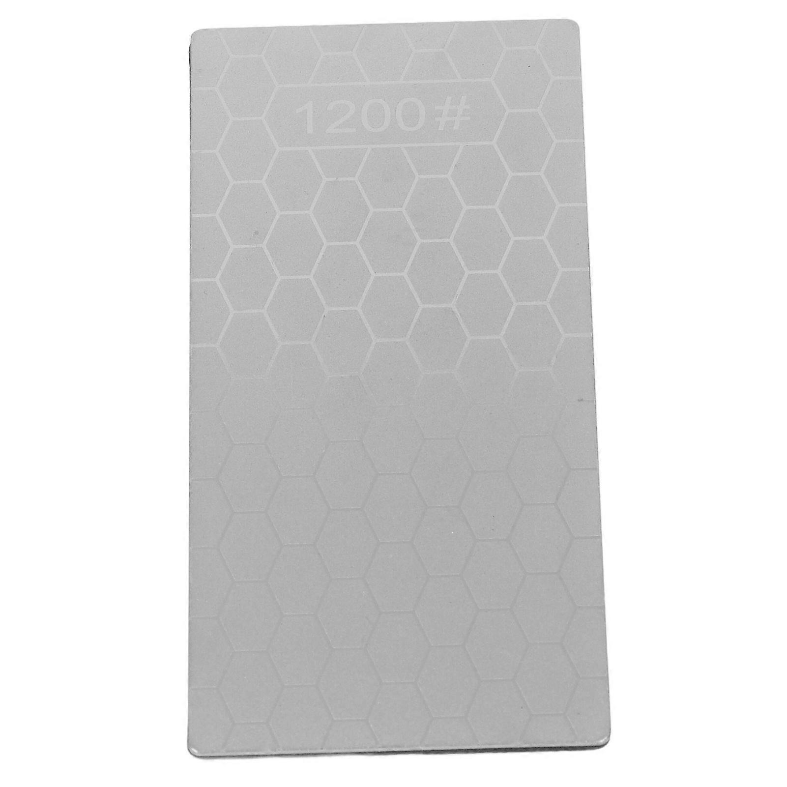 Diamond Sharpening Stone 1200 Grit Rectangle Knife Sharpening Plate for Kitchen Tools