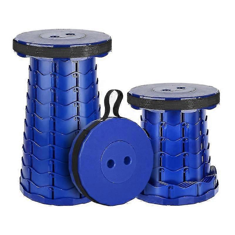 Bärbar hopfällbar pall, lätt teleskoppall, infällbar hopfällbar hopfällbar pall för camping fiske vandring bbq utomhus-i lager