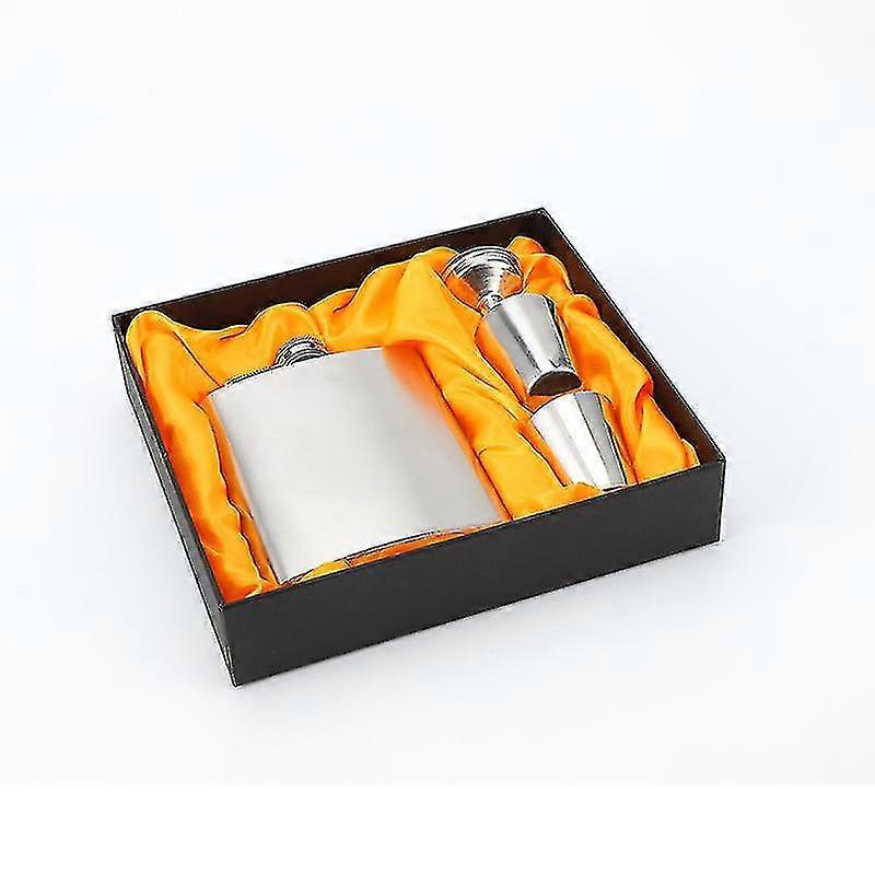 8oz היפ נירוסטה כיס ויסקי פלאסק פלאגון לגברים אחסון ויסקי אלכוהול סגנון 2