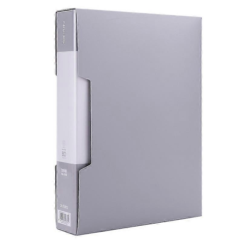 sunrain presentation book 80 clear pockets sleeves protectors art portfolio clear book compatible with