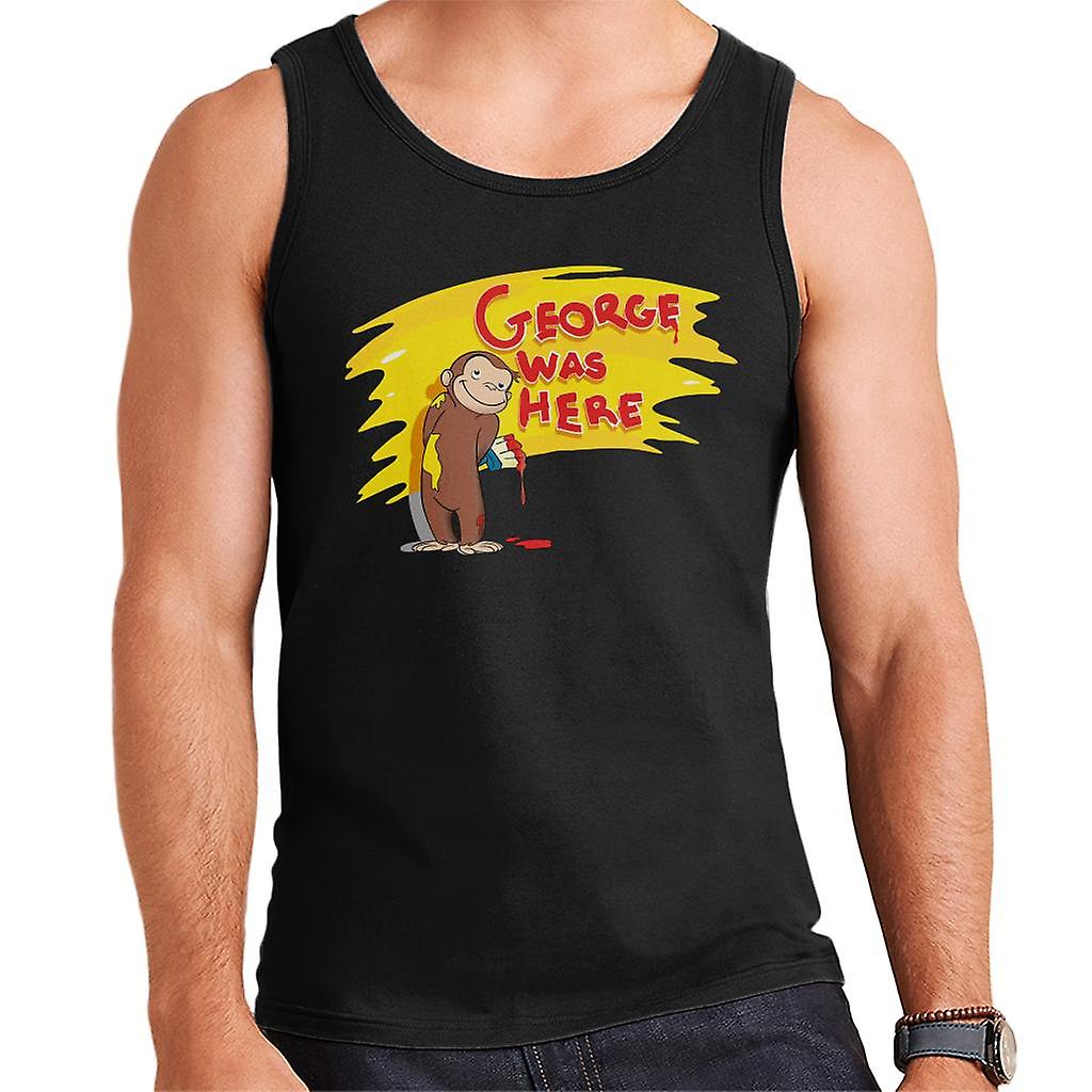 Curious George Was Here Men's Vest
