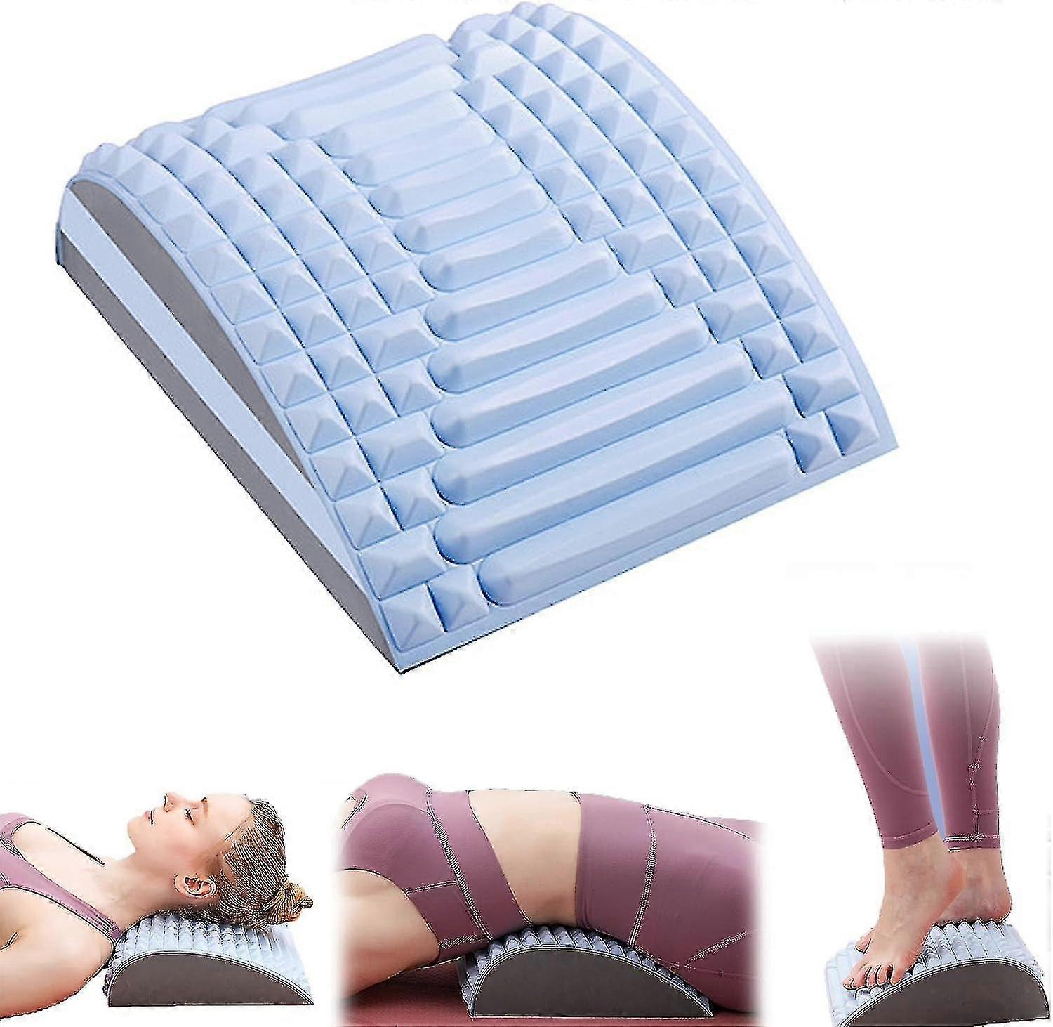 Neck & Back Stretcher Refresh, Back Neck Cracker For Lower Back Pain Relief, Multi-level Adjustable Spine Board For Herniated Disc, Sciatica