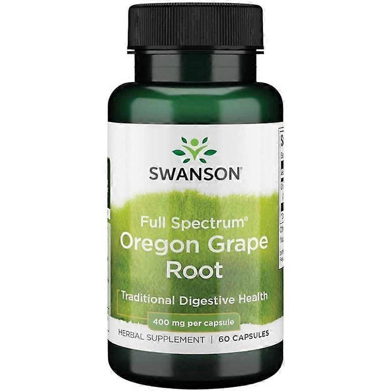 Swanson Full Spectrum Oregon Grape Root 400mg Capsules 60